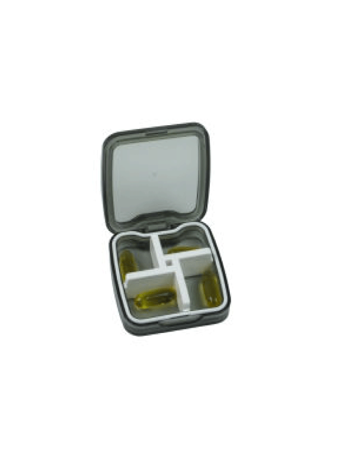 Pastillero Organizador 4 Divisiones Portatil | SC-P009