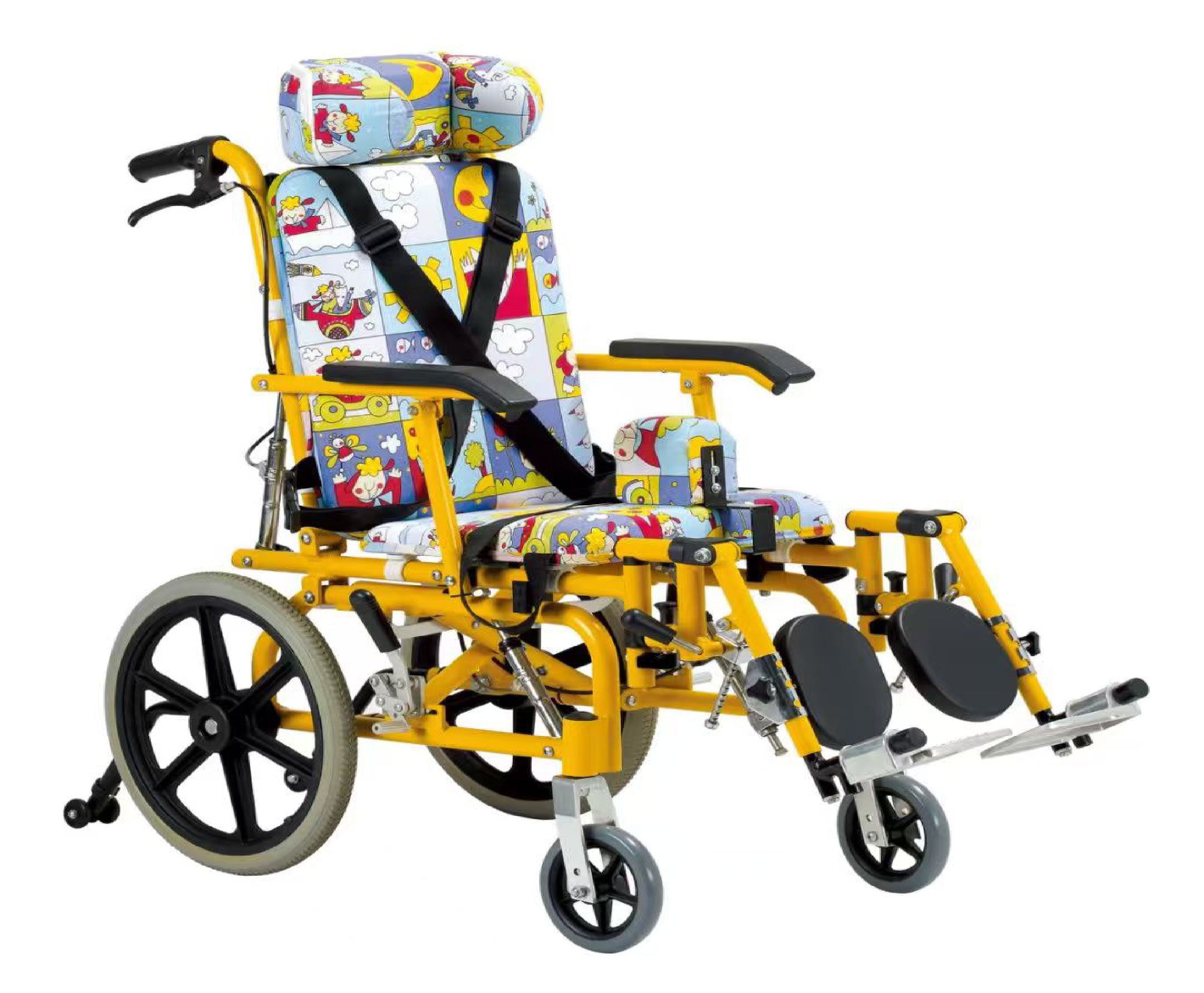 Silla de ruedas reclinable de aluminio liviano | DA-779